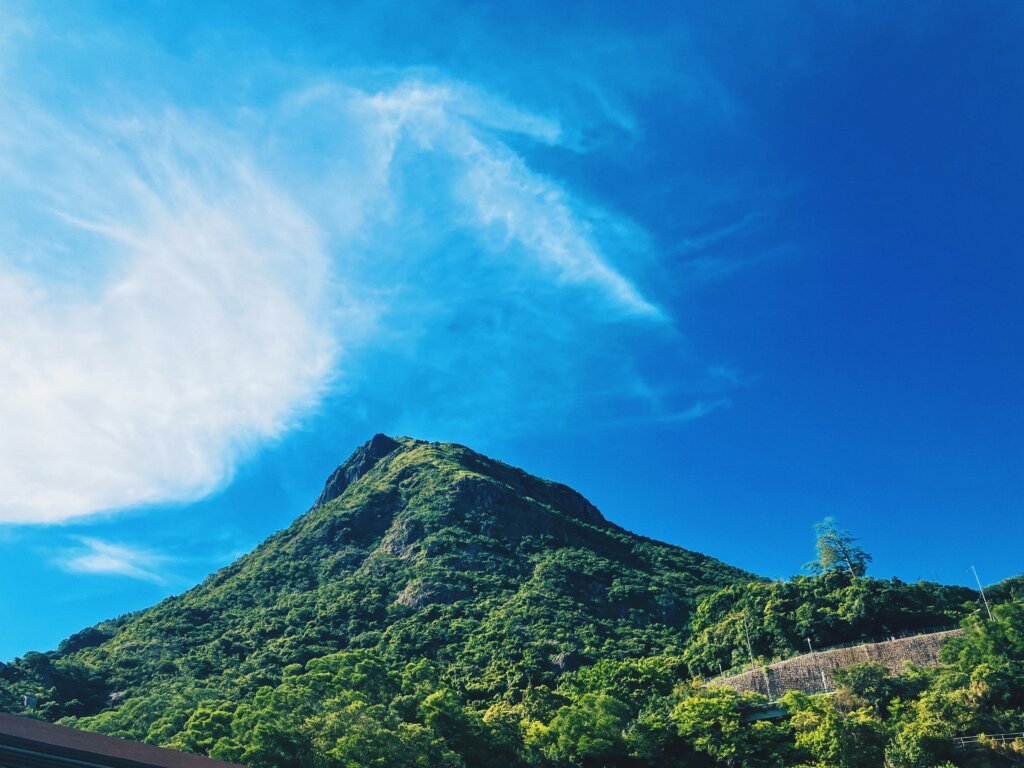 從順利邨遙望飛鵝山。