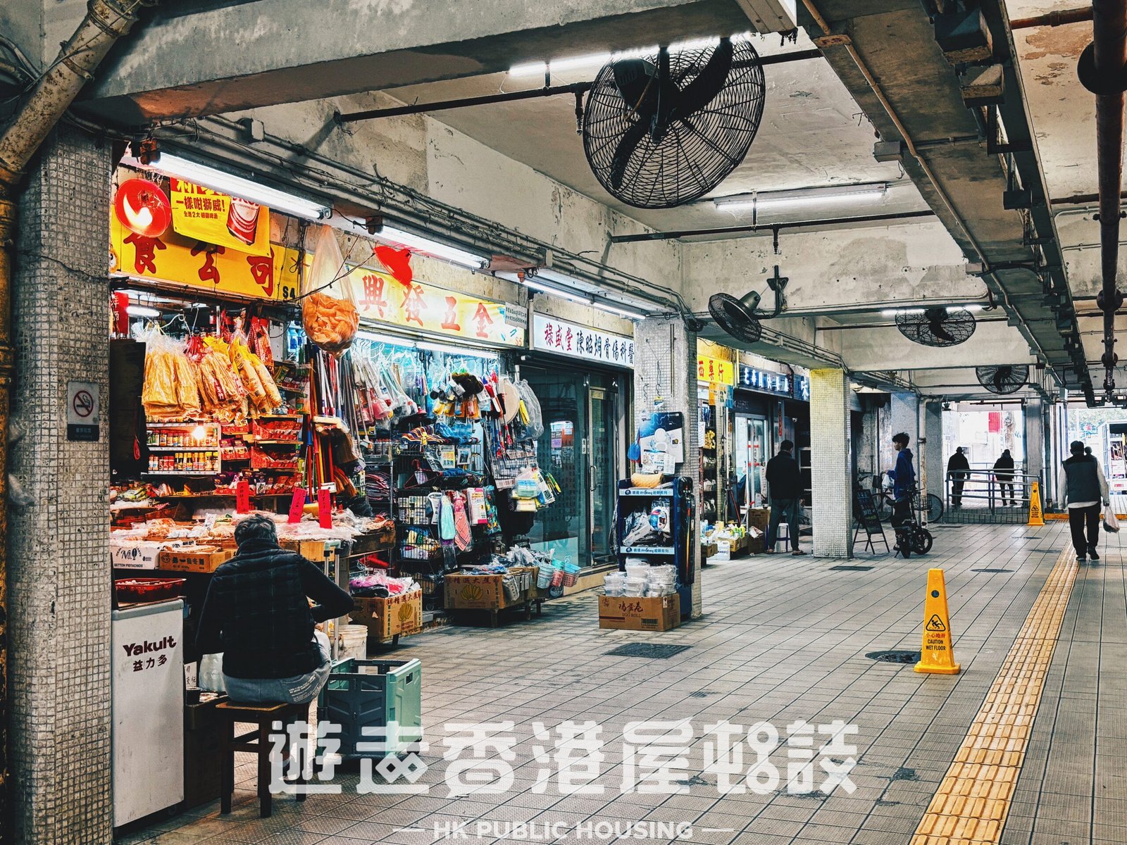 大埔廣福邨街市。