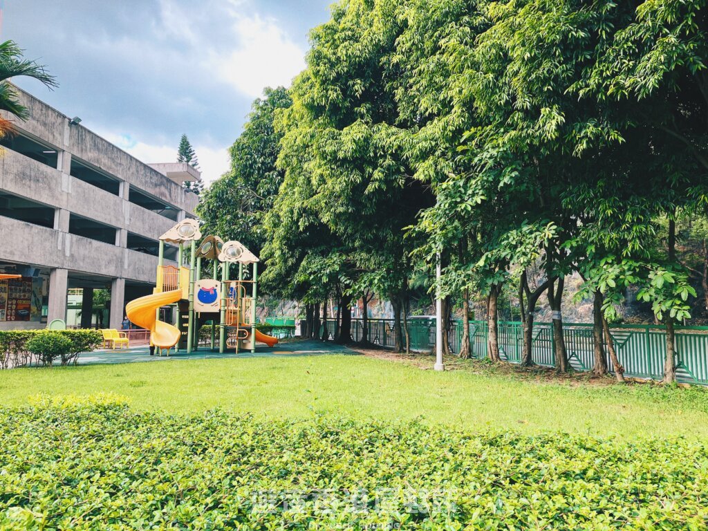 順安邨對出的公園也有很大片青草地。