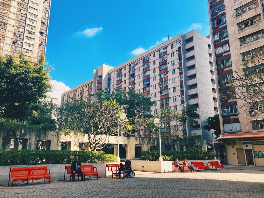 水邊圍邨。