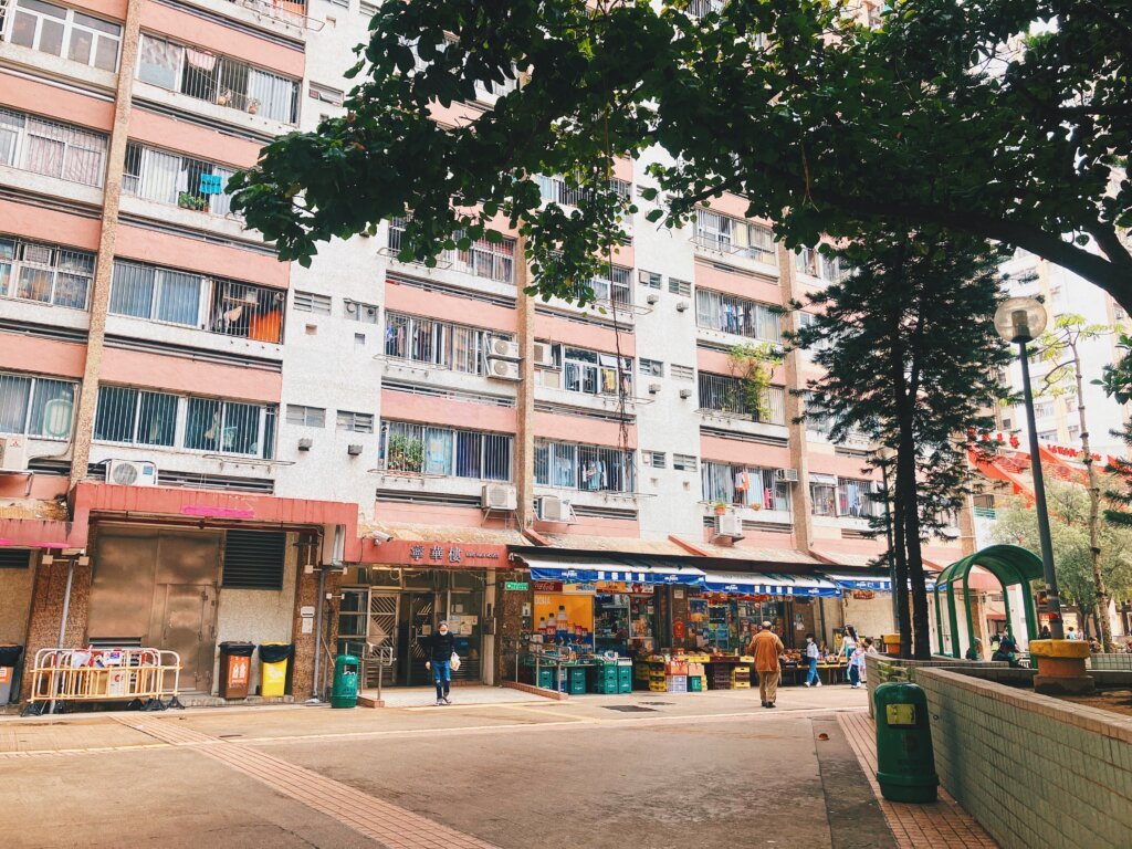 樂華街市附近的糧油雜貨小店。