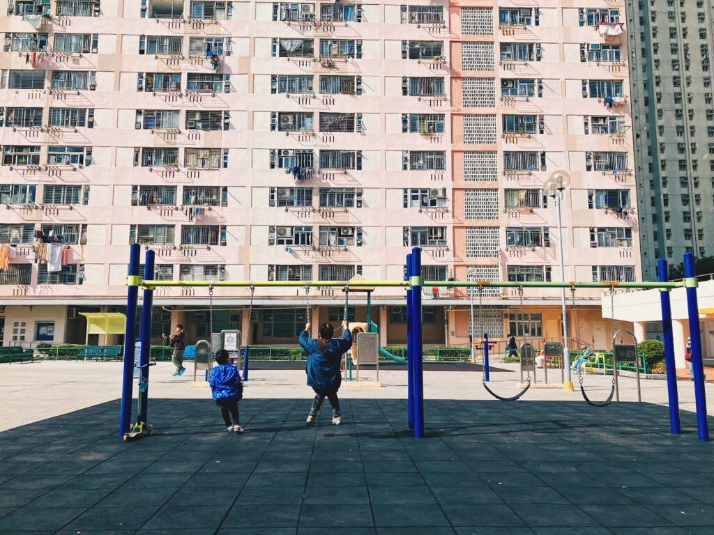 漁灣邨的氣氛感覺也很舒適，個人是很喜歡的。