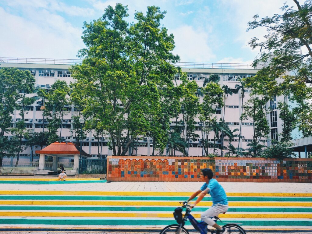 其實要從大埔多個富有特色的屋邨中揀選比較喜歡的，真的有點難度（除了富蝶邨）；至於富善邨也是個人喜歡的一個。