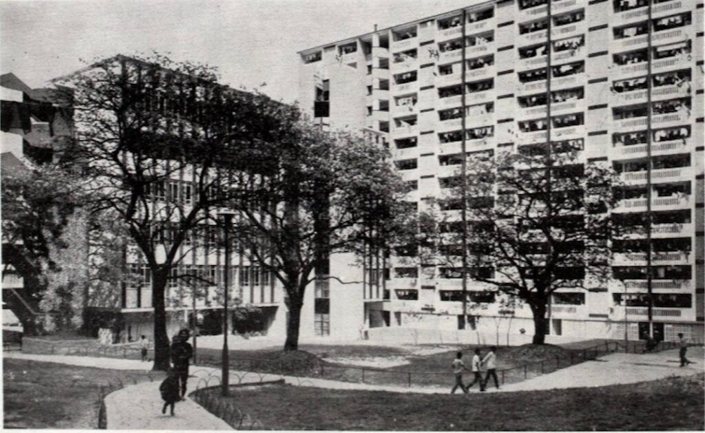 馬頭圍邨舊相片。圖片來源:《Far East Architect Builder》,1965年6月。