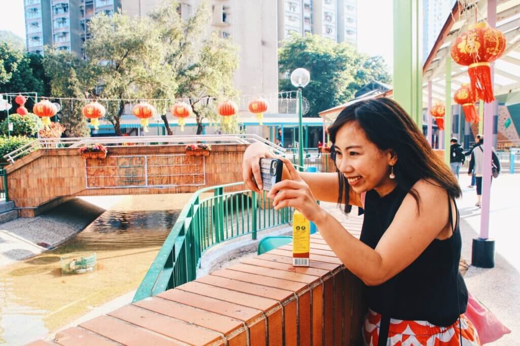 沒想到會難得拍攝到我開心遊屋邨的模樣 XDDDD
Photo: Purple Chiu