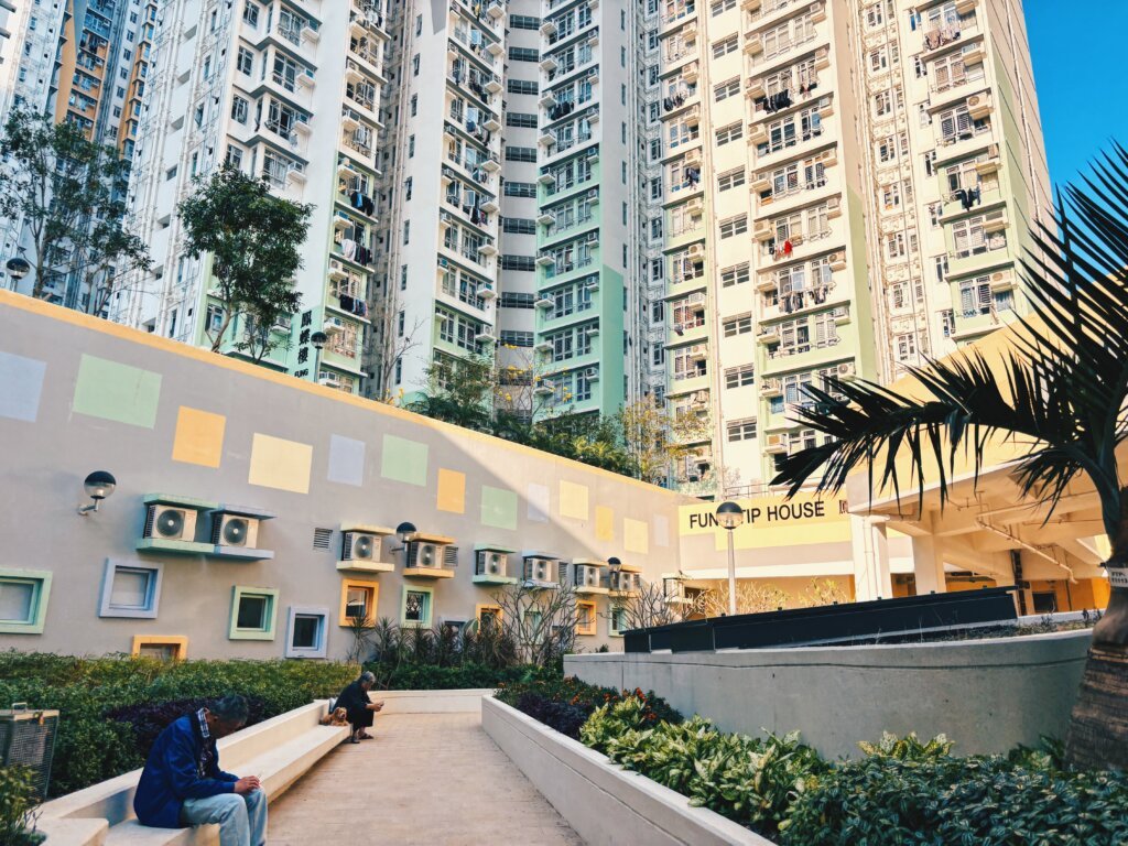 大埔富蝶邨。 大埔富蝶邨。